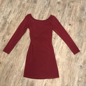 Lace Up Bodycon Dress